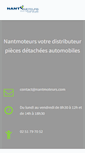 Mobile Screenshot of nantmoteurs.com