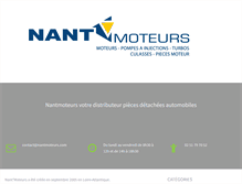 Tablet Screenshot of nantmoteurs.com